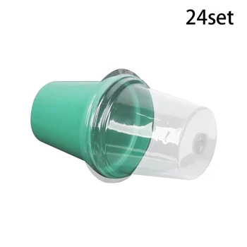 

24Set With Dome Practical Flower Seedling Planter Indoor Nursery Pot Floor Standing Garden Supplies Durable Germination Box