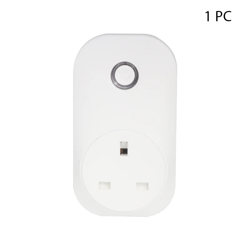 1 PC Wifi умная розетка питания Portabl 13A Великобритания Стандартный штекер Интеллектуальный таймер розетка электрическая Tuya умный беспроводной пульт дистанционного управления - Тип: 1 PC