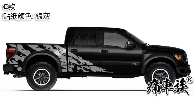 Автомобильные наклейки для Ford Raptor F-150 внешний вид кузова украшения F-150 звукоснимателя украшение автомобиля модификация наклейки