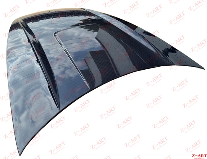 Z-ART carbon fiber engine bonnet for Porsche 958.1 Cayenne real Carbon fiber engine Hood for Cayenne 2011- engine cover