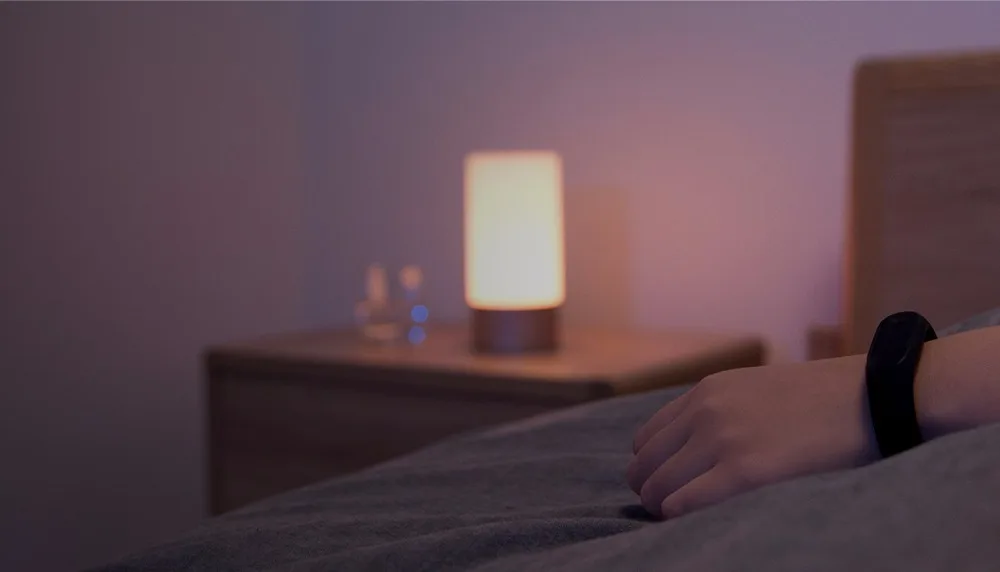 Xiaomi Yeelight синий зуб для Mijia Mihome приложение Смарт кровать лампа 16 миллион цветов Лампа с сенсорным управлением