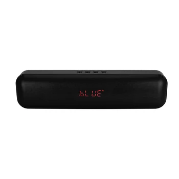 

HOT-SLC-118 Portable Tabletop Bluetooth Speaker HiFi Stereo Sound Box Bass Loudspeaker Handsfree Call Support TF USB