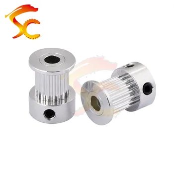 

3D Printers Parts printer pulley GT2 18 teeth bore 5mm 2GT 18 teeth timing pulley fit for GT2 belt width 10mm