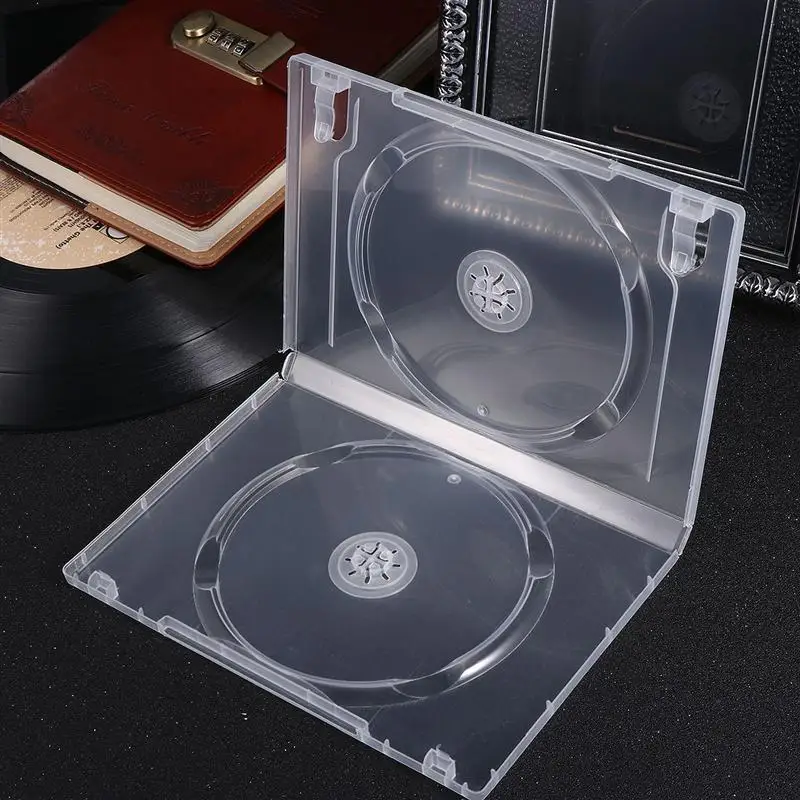 6 шт. коробка для хранения компакт-дисков прозрачный чехол DVD посылка пакет