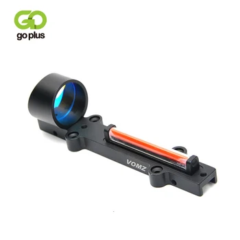 

Hunting Fiber Sight 1X28 L-type optical fiber red dot sight Rail Riflescopes Hunting Optics rifle Open red green dot