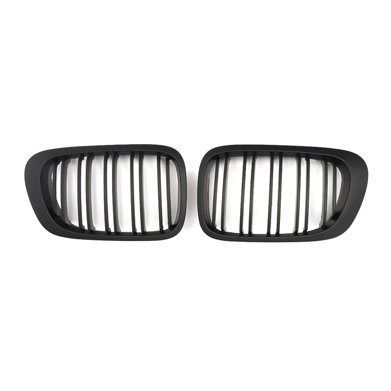 MagicKit матовый черный автомобиль почек передний бампер Гриль 2 планка Линия для BMW