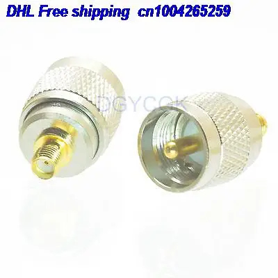 

DHL 50pcs Conversion Adapter PL259 UH female male to SMA F for Communication adapter connector 22cs