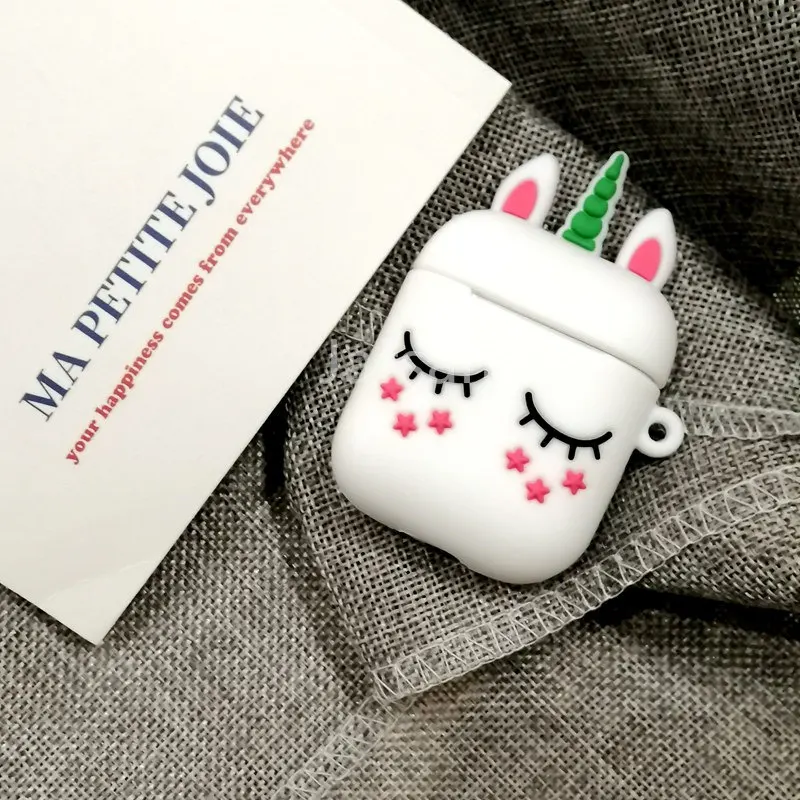 Whitehorse Беспроводной чехол для наушников для Apple Airpods силиконовый чехол для наушников s защитный чехол для Airpods - Цвет: Whitehorse