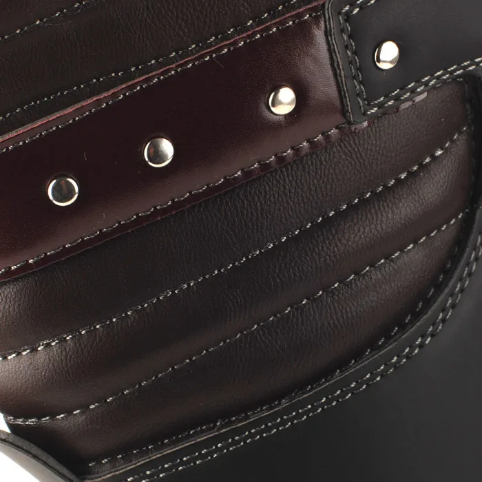 Motorcycle Boots Male Shoes Army Boots Mens Military Boots 2019 Leather Winter Black Cowboy Snow Metal Gothic Pocket Punk Boots