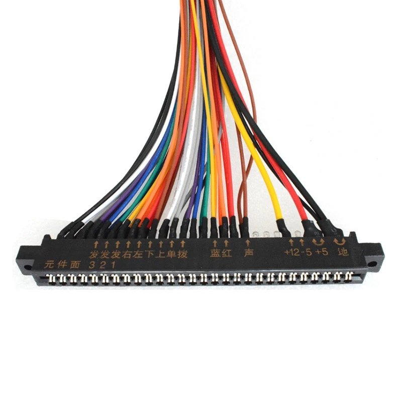 Аркадные автоматы выделенный удлинитель для 28P Jamma Line Gold Finger Row подключаемый игровой автомат аксессуары длинный провод Harnes#8