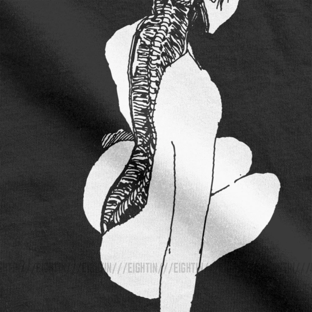 Junji Ito, аниме, жуткая манга, японский ужас, Kawaii, милые футболки для девочек, мужские вечерние топы, Винтажная футболка, хлопковая Футболка с круглым вырезом