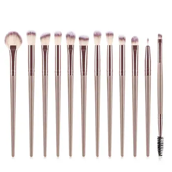 

12 pcs Set Professional Makeup Brush Eye Shadow Highlighter Makeup Brushes Tools Eyeliner Concealer Eyelash Brush Maquiagem