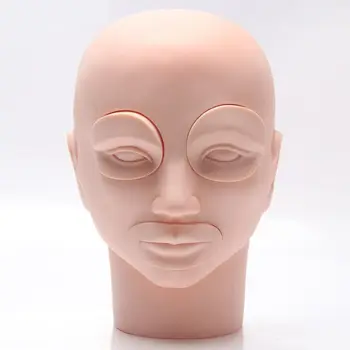 

CAMMITEVER Mannequin Head For Eyelash Eyebrow Lip Mannequin Head For Makeup Practice Dummy Training Head Model