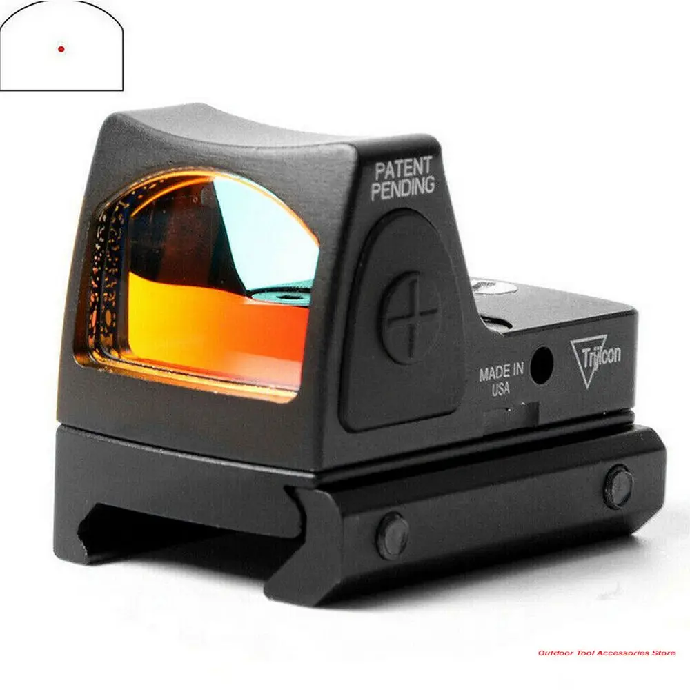 Коллиматорный прицел Mini RMR Red Dot подходит для охотничьего ружья 20 мм | Спорт и