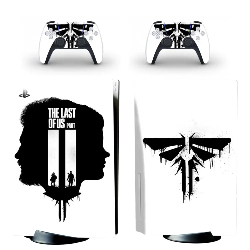 The last of Us PS5 Standard Disc Skin Sticker Decal Cover for PlayStation 5 Console and Controllers PS5 Skin Sticker Vinyl 