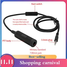 Adaptateur de casque d'écoute tactique, prise de téléphone 3.5 Mm, Mini PTT pour COMTAC/SORDIN, adaptateur de musique MP3, Apple Samsung HTC, Etc