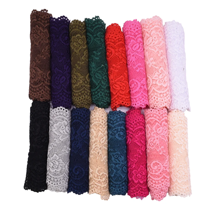 1/2yards Width 15cm Lace Ribbon Trim African Lace Fabric DIY Handmade Craft Apparel Sewing Garment Accessories