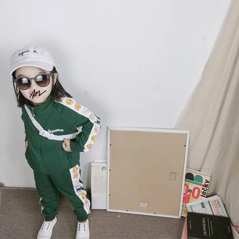 

Children Kindergarten New Style Surface Ultra-Sports Set Spring And Autumn Clothes Unisex Casual Hoodie Suit