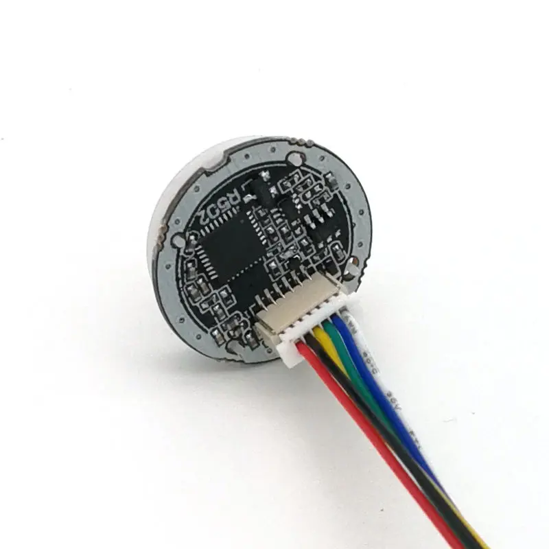 R502-A Новое круглое кольцо светодиодный небольшой тонкий UART DC3.3V дактилоскопический модуль контроля доступа Arduino