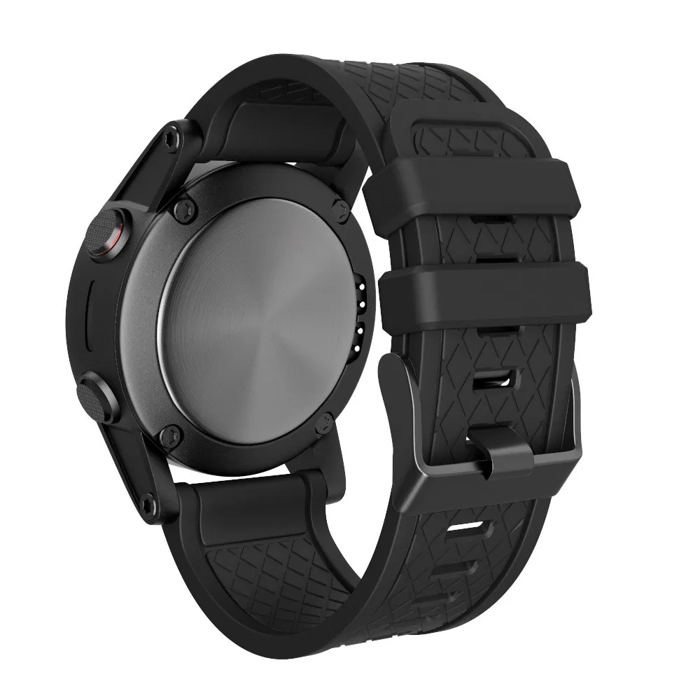 Для Garmin Fenix/Fenix 2 Band Easy Fit 26 мм ширина мягкий силиконовый ремешок для часов сменный ремешок на запястье браслет+ Инструменты