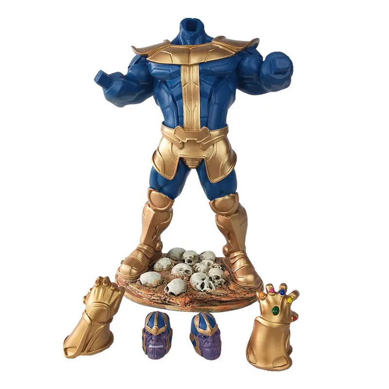1" Статуя Мстителей 1/6 масштаб Megamind бюст танос полная длина портрет Бесконечность Gauntlet GK фигурка игрушка коробка 33 см V757