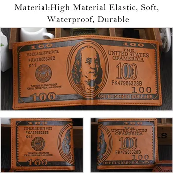 

Men wallets Card Dollar Credit card holder Wallet Man Long Male Purse For Coins Multi Pocket Retro