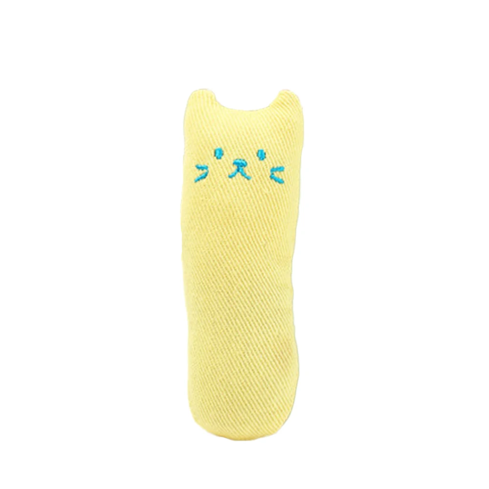 light yellow Часть гаджет для использования на открытом воздухе подушка для кошек игрушки для домашних животных цветные яркие Мультяшные Домашние Подарочные шлифовальные когти 5 цветов Плюшевые Kawaii аксессуары милые мягкие - Цвет: light yellow