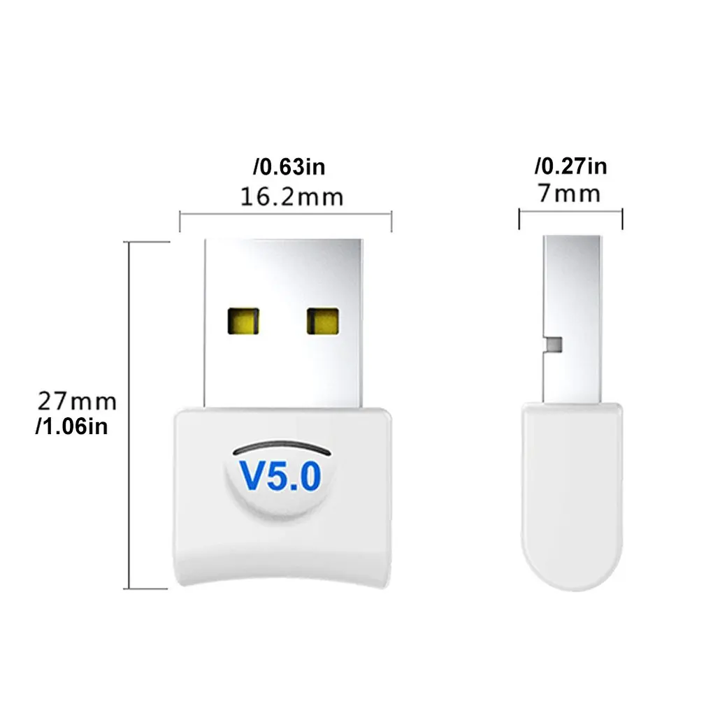 USB bluetooth-адаптер, приемник V5.0 беспроводное мини-usb компьютер беспроводной wifi-аудиоприемник аудио передатчик