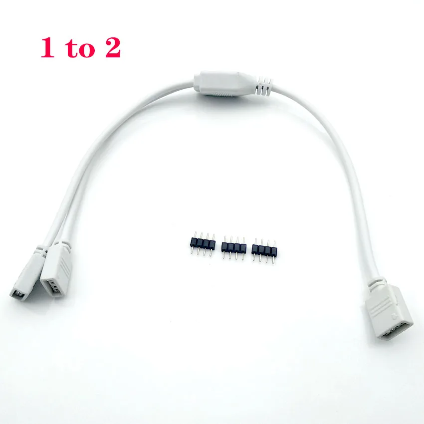 LED strip RGB cable conexión cable alargador de distribución Power con aguja pin 