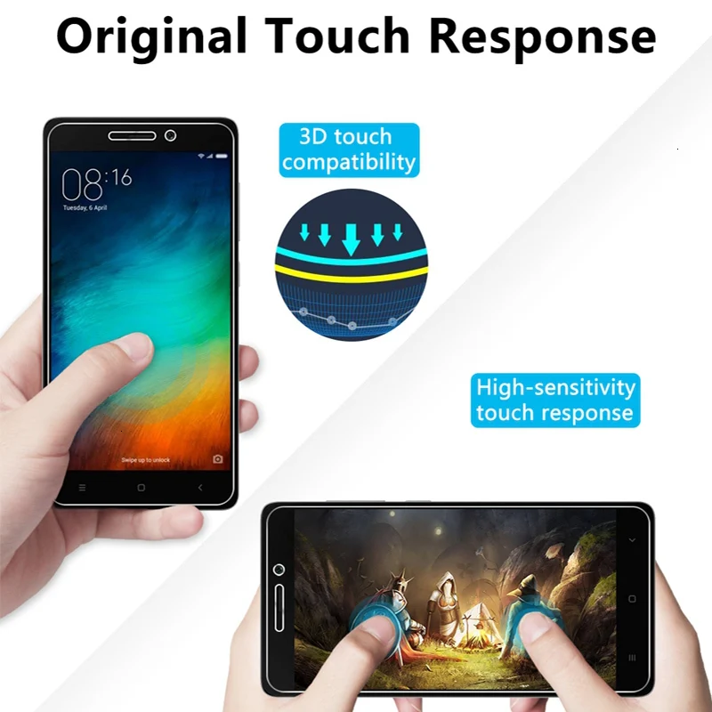 2.5D Закаленное стекло для Xaiomi Redmi Note 8 8 Pro Note 7 Pro Note 6 Note 5 5A 4 4X Стекло Защитная пленка для экрана 10 шт