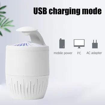 

5V Powered Electronic Mosquito Lamp Photocatalysis Anti Insect Trap Insect Bug Trap Repellent Radiationless Zapper Light