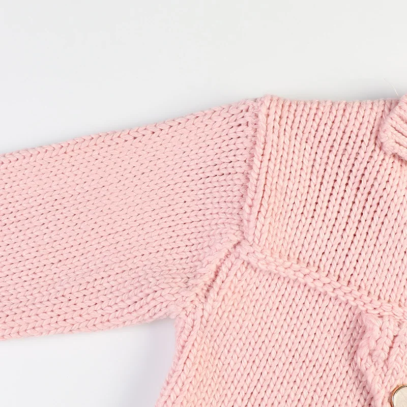 TVVOVVIN осенний однотонный Розовый однобортный Кардиган с длинным рукавом и отворотом, легко вязанный кардиган, Свободное пальто ZX011