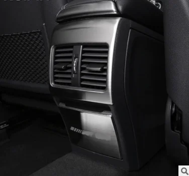 3pcs Для Mercedes Benz A B GLA CLA класс C117 W117 W176 W246 A180 ABS задний ряд декоративная накладка для вентиляционного отверстия кондиционера аксессуары - Название цвета: 3pcs