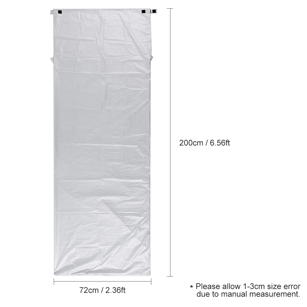 Lixada 200 * 72cm Portable Single Sleeping Bag Outdoor Camping Travel Hiking Emergency Sleeping Bag