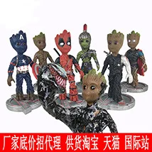 Galaxy Guard 2 Shuren Groot Смола гаражный комплект Groot аниме гаражный комплект модель