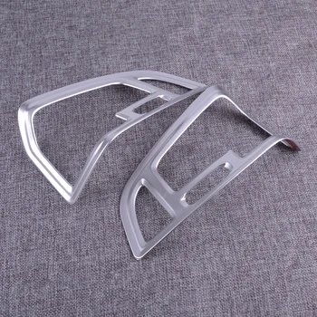 

DWCX Front Side Dashboard AC Air Conditioning Outlet Vent Cover Frame Trim Decorative Chrome Fit for Ford Escape Kuga 2016 2017