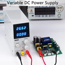 Banco de 30v 10a dc fonte de alimentação ajustável interruptor estabilizador banco fonte 4-display led digital k3010d laboratório-fonte de alimentação laboratório