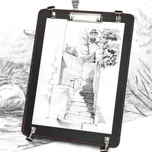 Черный Водонепроницаемый 8K эскизная доска живопись поставка Студенческая наружная живопись доска для 50 листов бумаги A3 двойной плечевой ремень