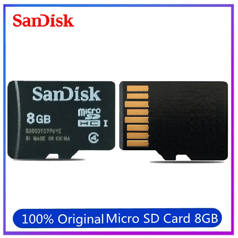 Original!! Sandisk 8gb Micro Sd Card Class4 Flash Card Memory Microsd