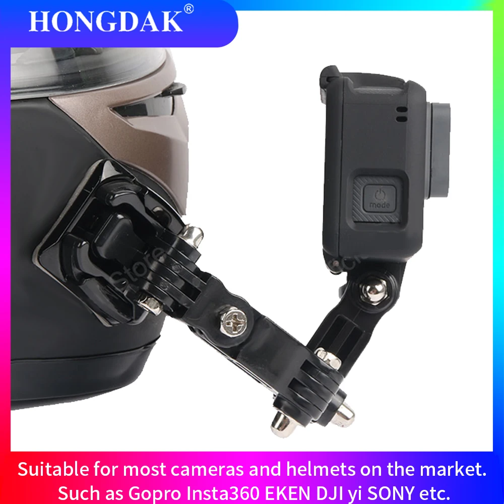 Ремешок для подбородка мотоциклетного шлема держатель камеры GoPro Hero 10 9 8 7 5 OSMO Action