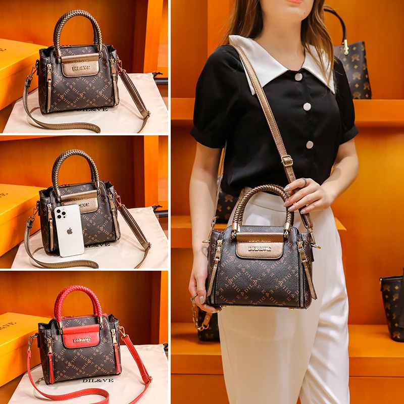 

DIL & Ve Bag Female 2021 New Fashion Printed Korean Handbag Large Capacity Messenger Bag