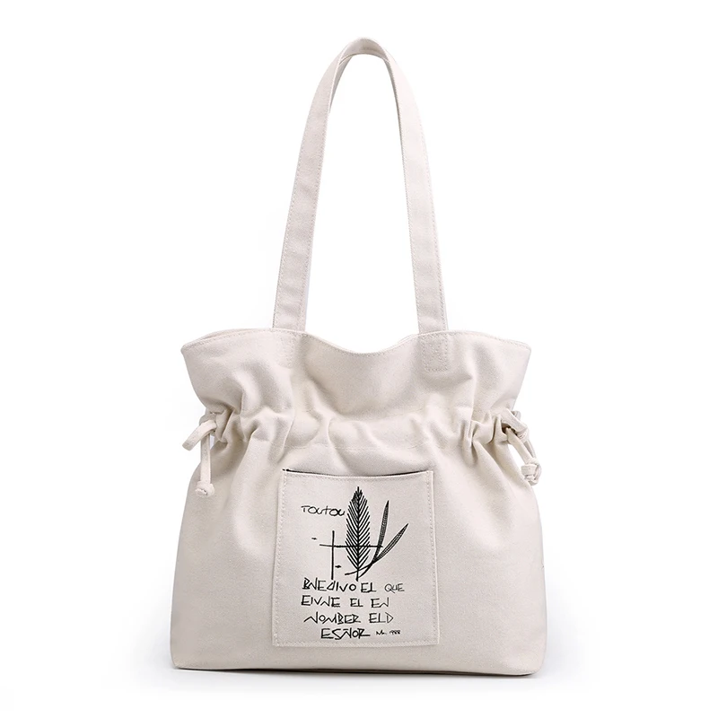 Повседневная практичная женская сумка, высокое качество, холст, индивидуальная печать, женская сумка на плечо, дорожная сумка для покупок