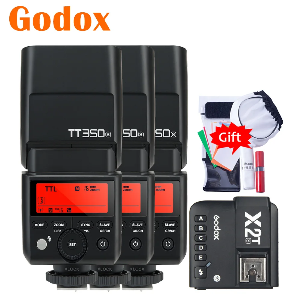 Godox TT350S Камера Flash Speelite X2T-S Bluetooth приложение для смартфона Trans mi tter камеры Sony Mi Hot Shoe |