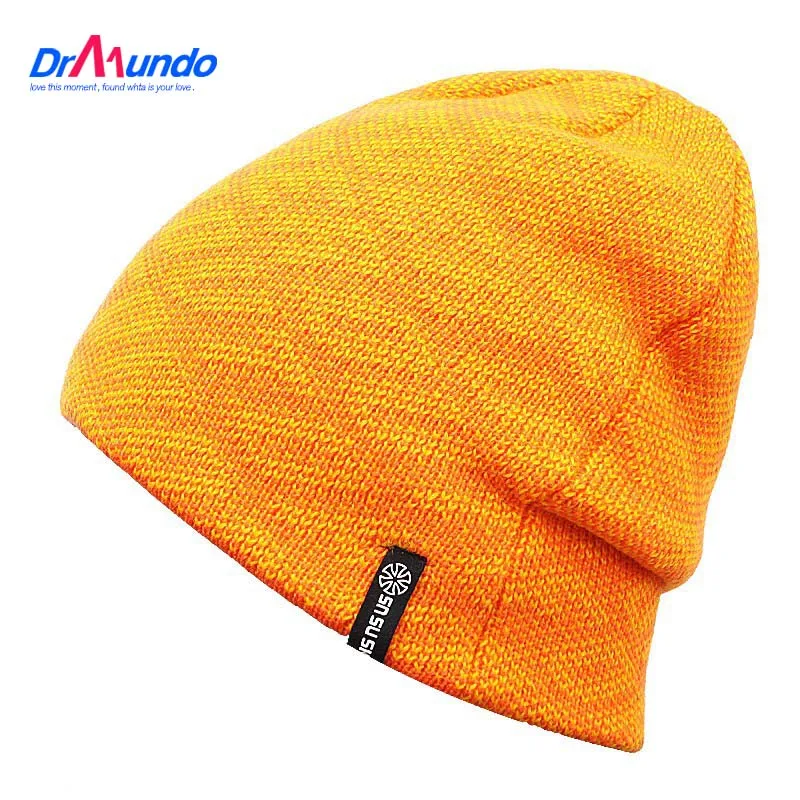 Зимние Лыжные шапки 2020 лыжная шапка в радужную полоску унисекс теплая вязаная
