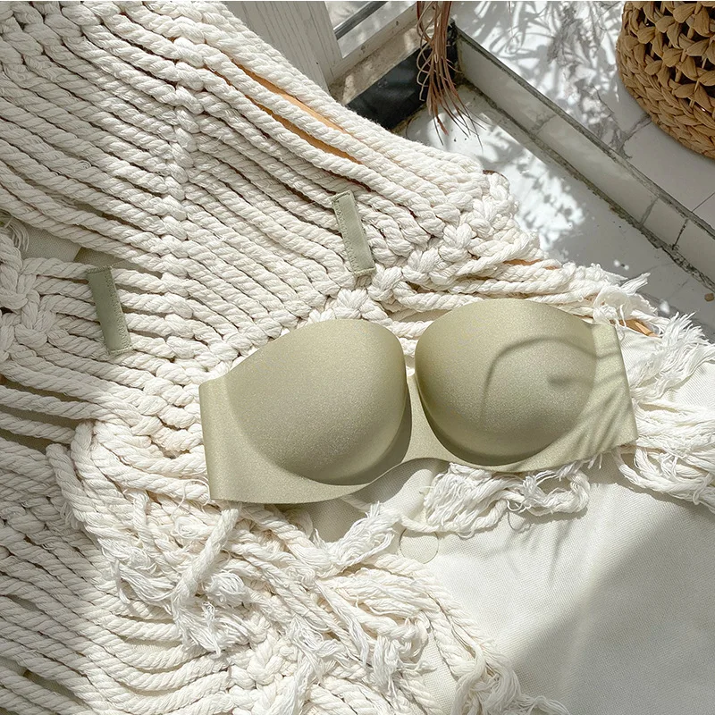 Strapless Bra Without Push, Invisible Backless Bra