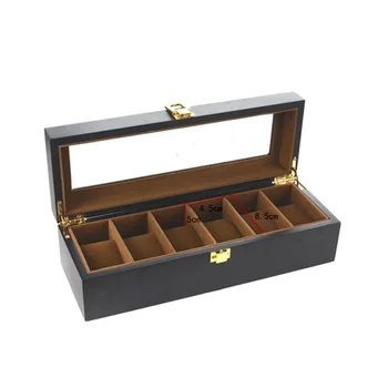

6 slots luxury fashion men home wooden watch box top quality watch storage box for men Watches 200802-50