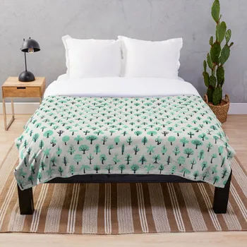 

For the Trees Blanket Wool Flannel Plush Blanket Bedspread For office Sherpa Blanket Couch Quilt Cover Travel