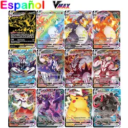 Cartas de Pokémon en Español TAG TEAM GX VMAX, juego de cartas de energía de entrenador, regalo para niños