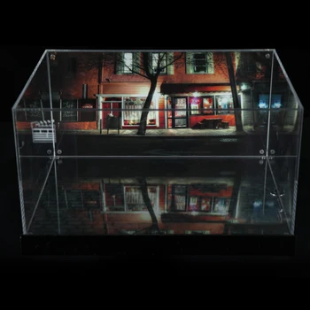 

Building Block Acrylic Dustproof Display Box Show Box for 21319 Friends Coffee Shop (Display Box Included Only, No Kit) - Type A