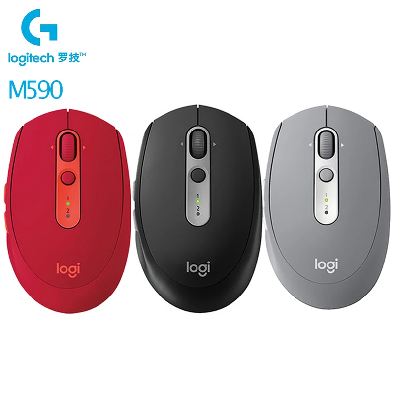 Мышь Logitech M590 Беспроводная Бесшумная 2 4 ГГц два режима | Компьютеры и офис